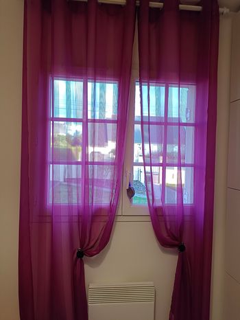 Rideaux fushia