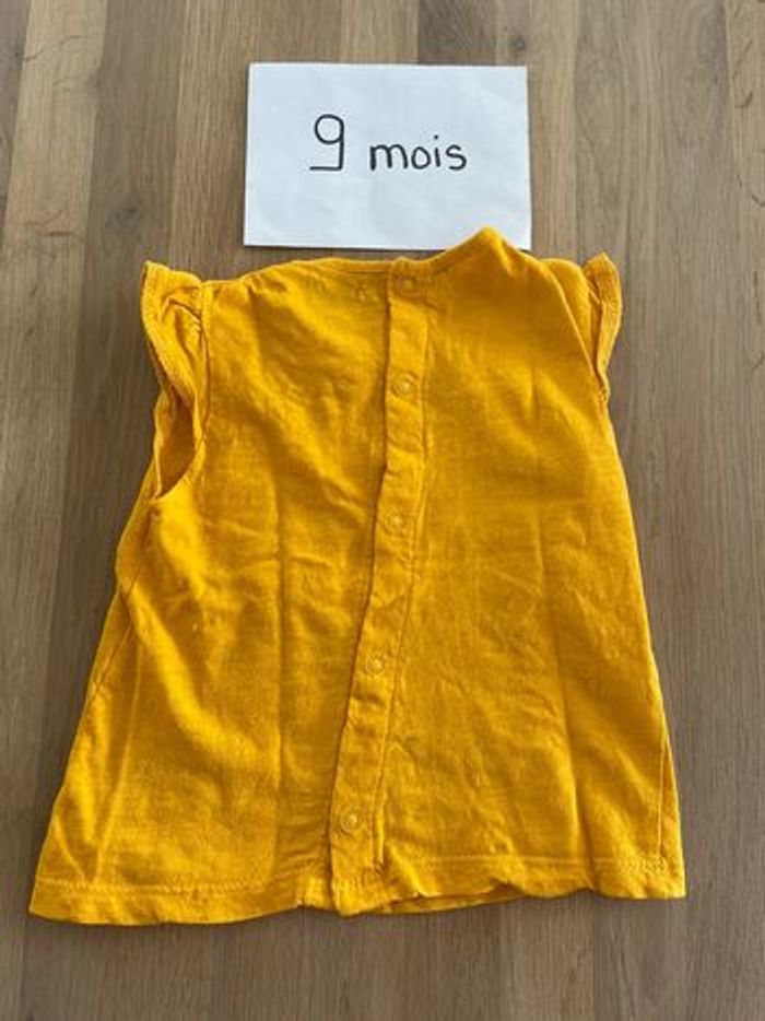 T-shirt fille Kiabi 9 mois - photo numéro 3