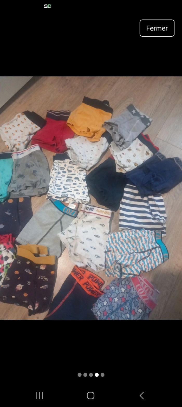 Lot 27 boxers garçon 12 ans - photo numéro 3