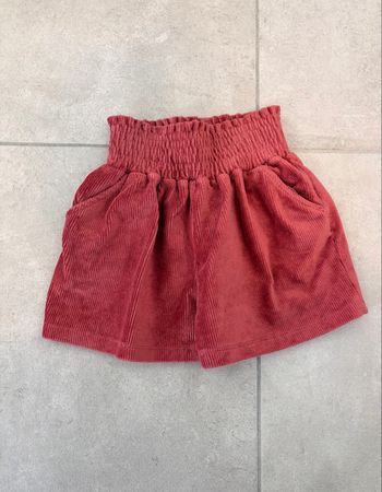 Short smocké en velours prune Vertbaudet 5 ans