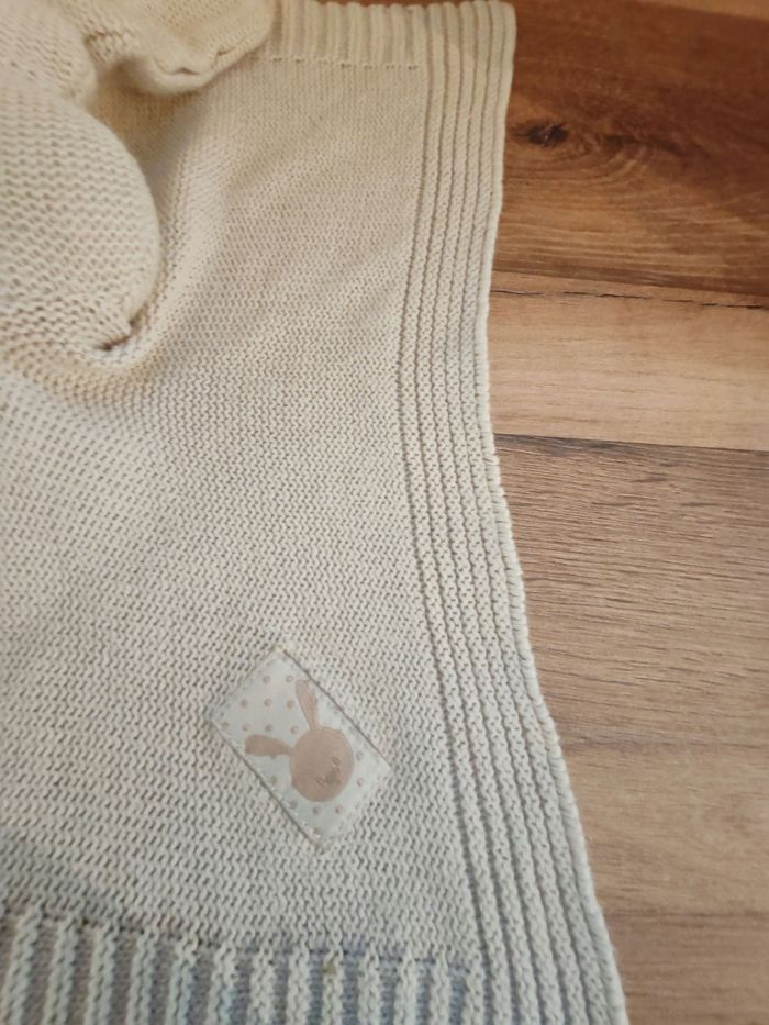 Lapin tricot maille beige nattou - photo numéro 3
