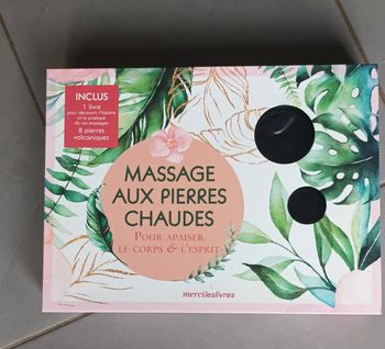 Coffret massage pierres chaudes
