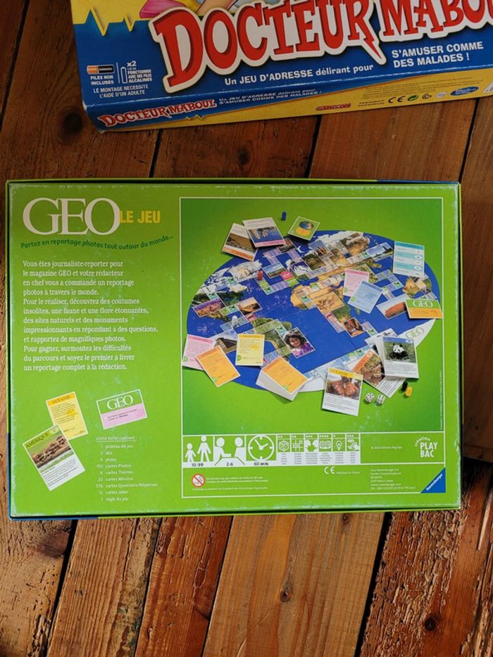 Jeu de société Geo Ravensburger Play Bac 1500 questions nature géographie collection - photo numéro 2