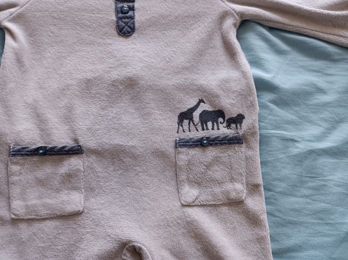 Pyjama velours Vertbaudet 12 mois - photo numéro 4