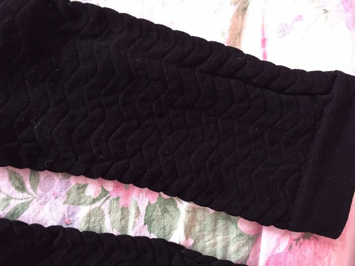 Jambières à motifs torsades noir - photo numéro 3