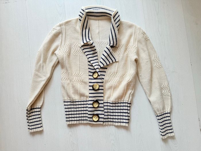 Cardigan vintage année 1970