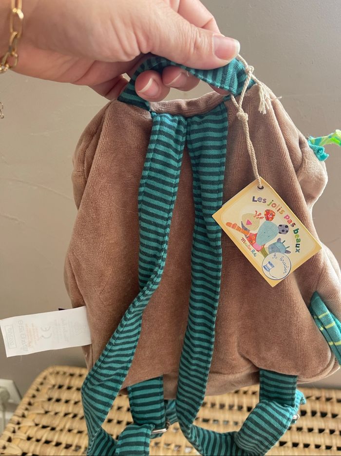 Cartable crèche Brodée prénom Camille - Les vilains pas beaux - photo numéro 4