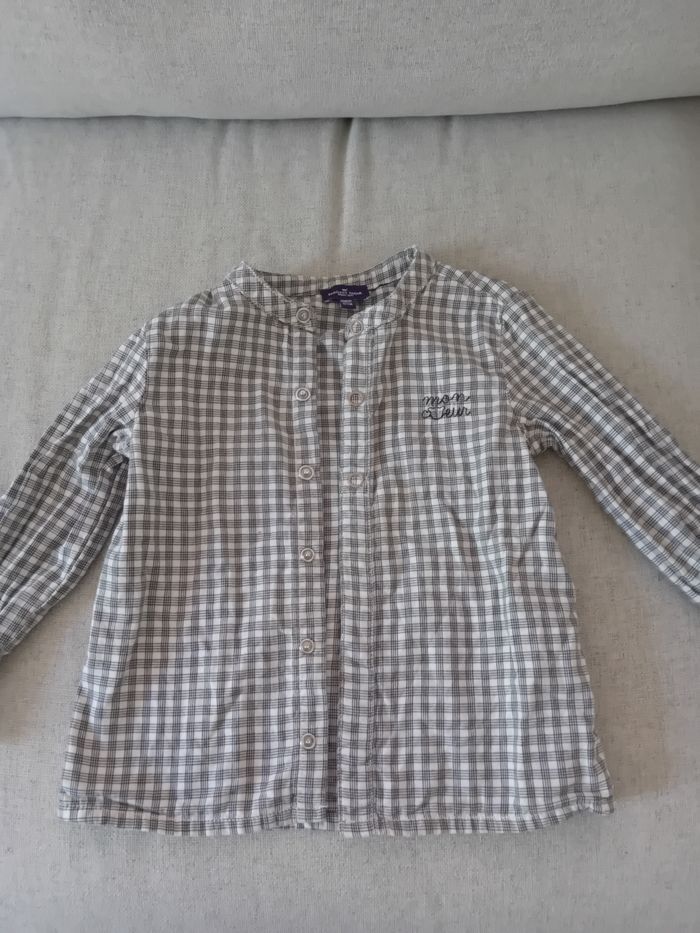 Chemise manches longues