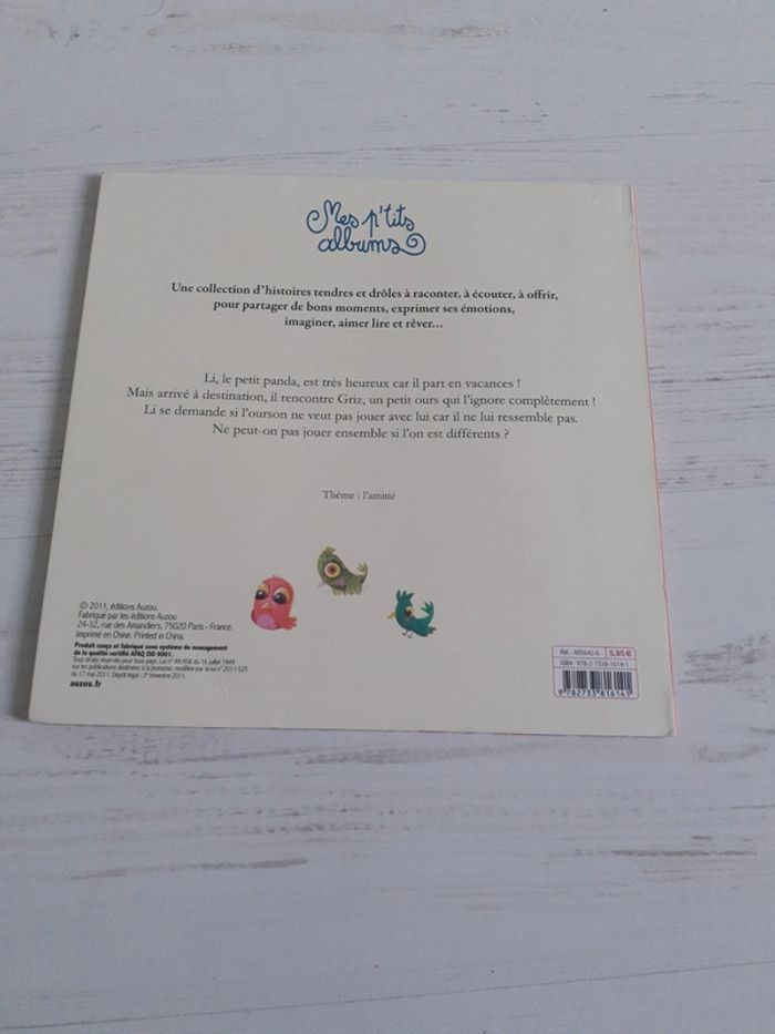 Livre Mes p'tits albums Petit panda cherche un ami - photo numéro 2