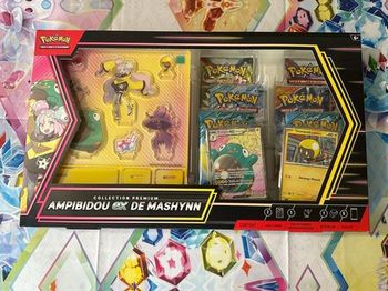 COFFRET PREMIUM POKÉMON AMPIBIDOU EX NEUF ET SCELLÉ 