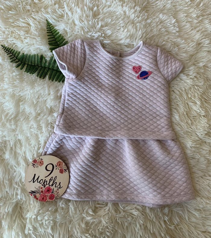 Robe rose pale planète Sergent Major fille 9m