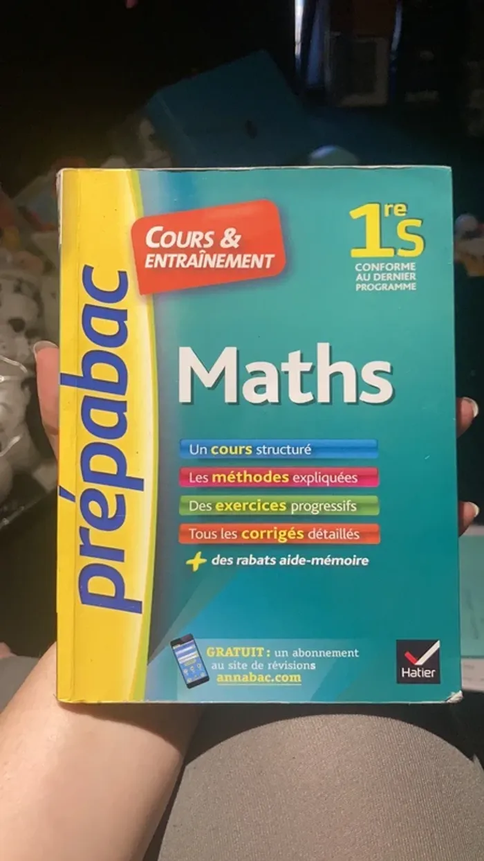 Livre prépa bac 1ère