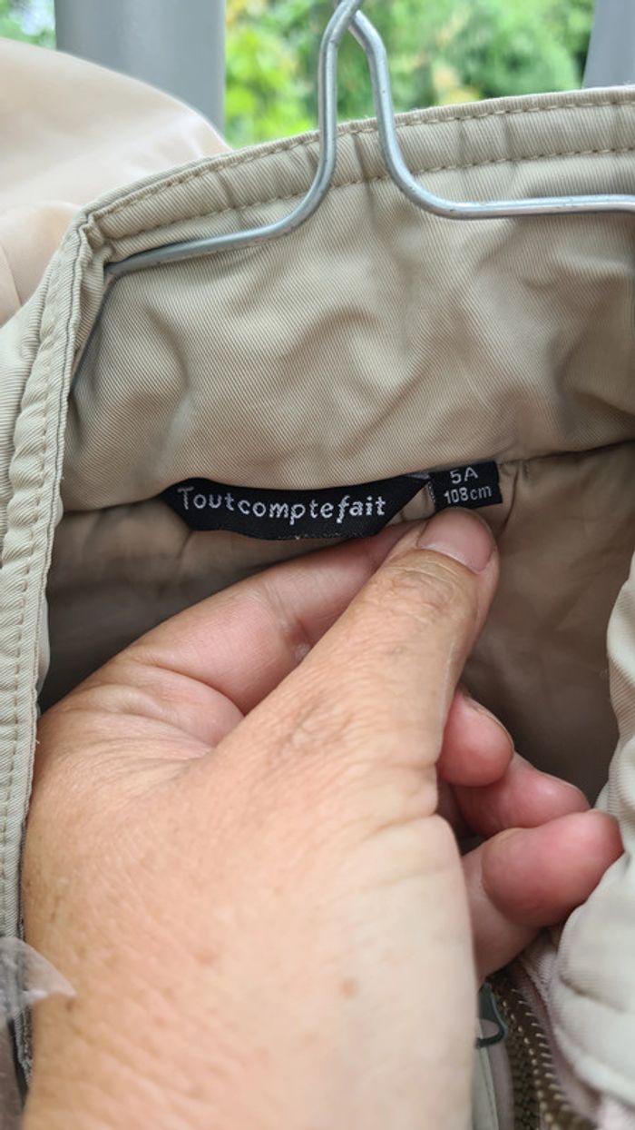 blouson 5 ans manches amovible " tout compte fait" - photo numéro 4