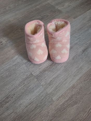 Bottines fourrées chaudes rose