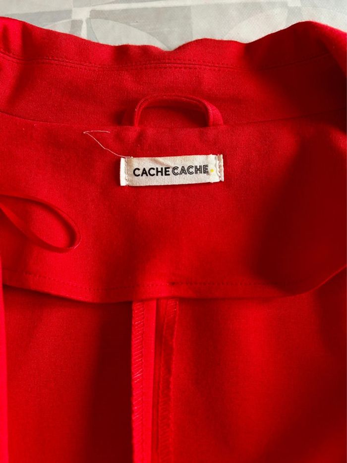 Veste rouge femme - Cache Cache - Neuve - 42 / XL - photo numéro 3