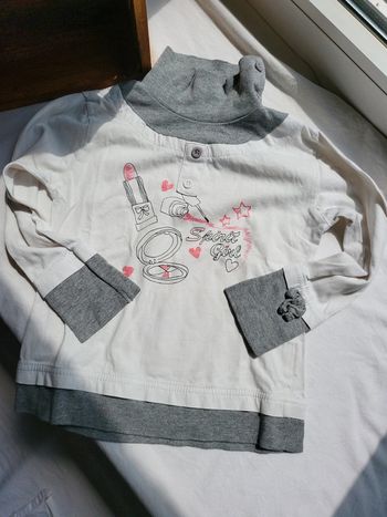 Sous pull maquillage girly 4 ans