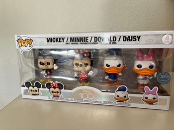 Funko  pop 100 ans Disney (Mickey Minnie daisy Donald) neuf
