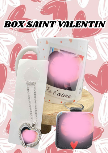 💝 BOX SAINT-VALENTIN PERSONNALISABLE – DOUCEUR & AMOUR 💝