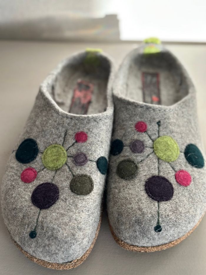 Magnifiques chaussons en laine - photo numéro 2