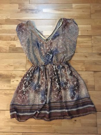 Robe tons d’automne vintage love s/m