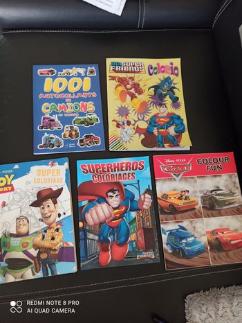 Lot de 5 livres d activités pour garçon