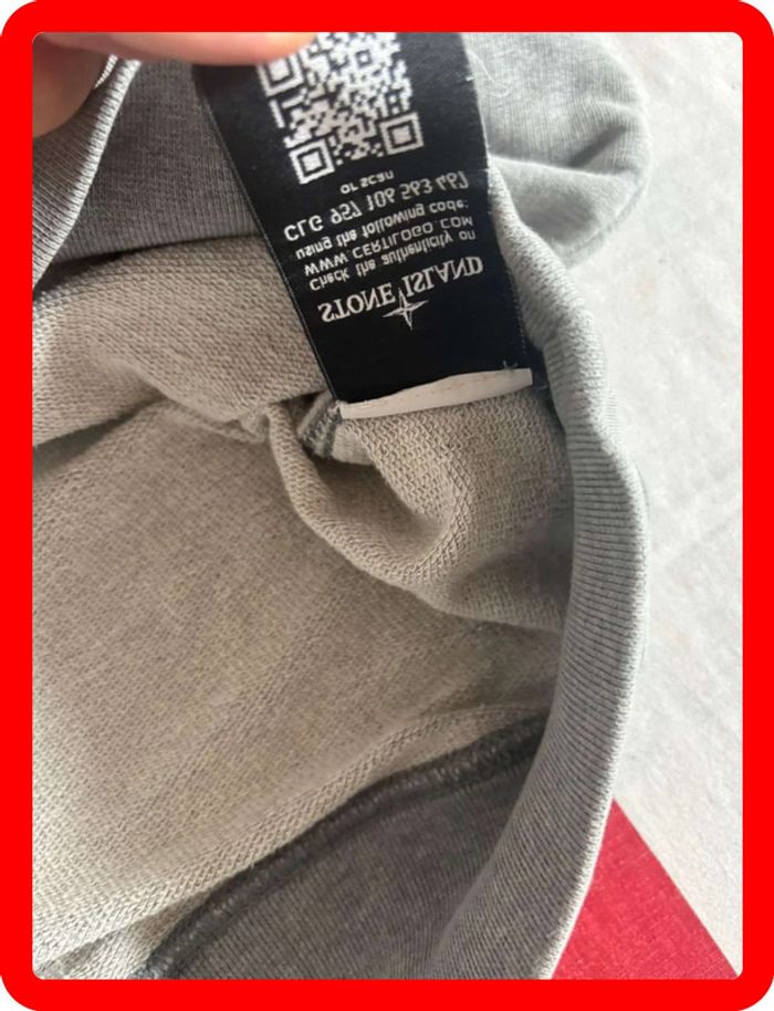 Sweat à capuche 3/4 zip Stone Island taille xs/s - photo numéro 8
