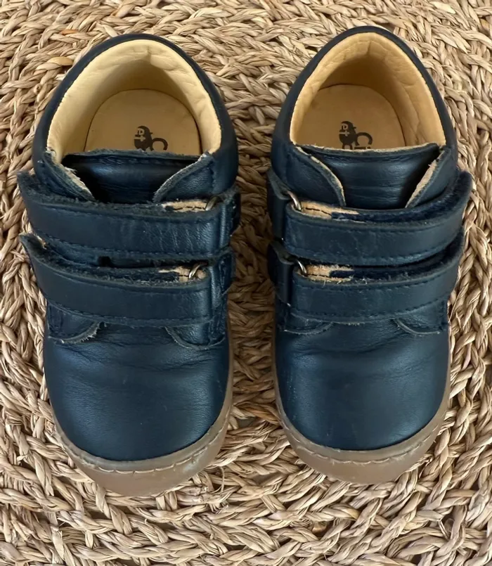 Chaussures cuir premiers pas Citrouille et Compagnie - photo numéro 2