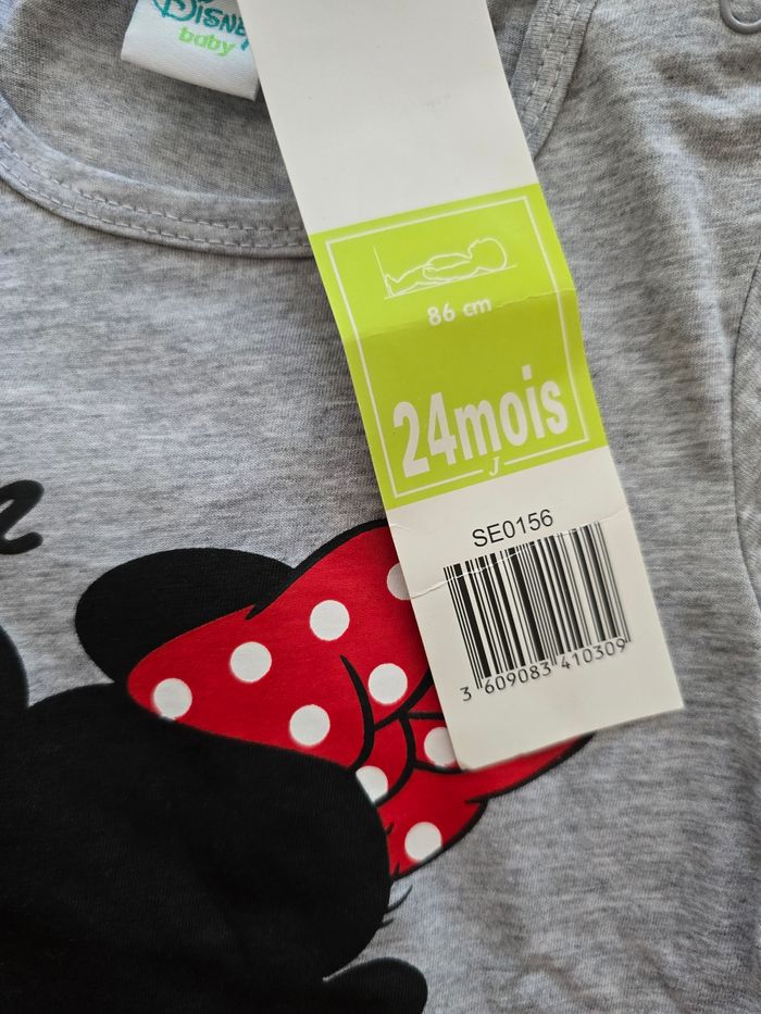 T-shirt minnie 24mois - photo numéro 2