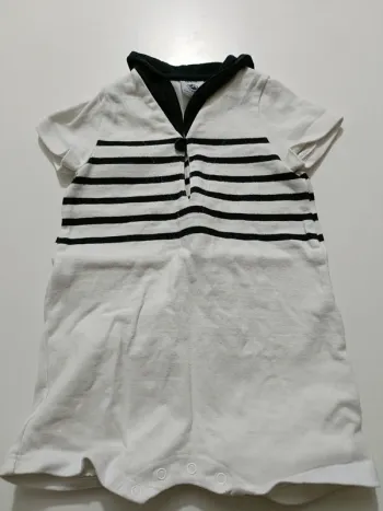 Barboteuse marinière petit bateau