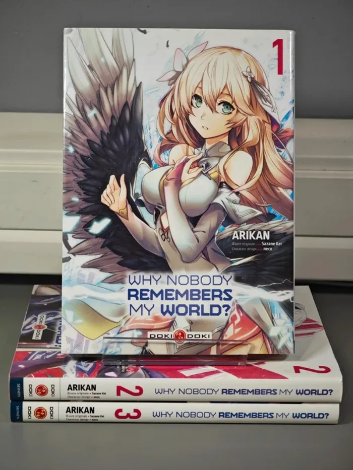 Lot Manga Why Nobody Remembers my World ? 1 à 3 VF