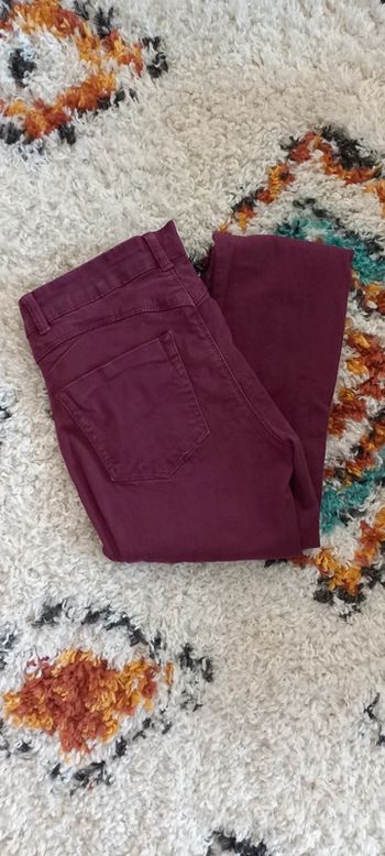 Pantalon bordeaux
