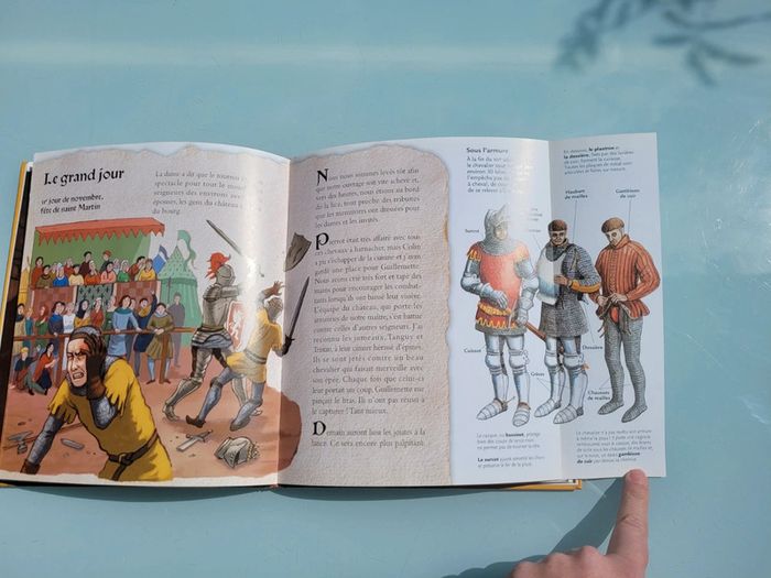 Beau livre Au temps des Châteaux-fort, Le Journal d'un enfant (25) - photo numéro 6