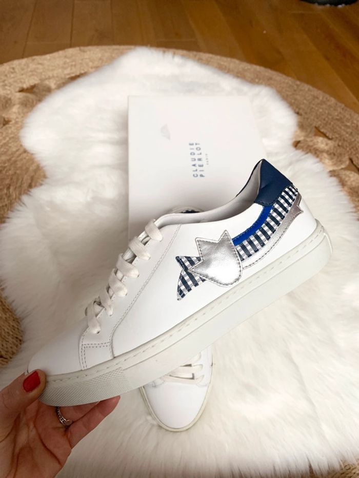 Superbe Basket en Cuir blanche | Claudie Pierlot Paris - photo numéro 3