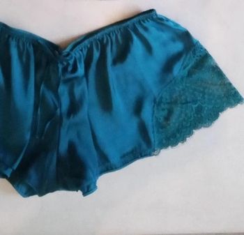 Pyjama short culotte satiné