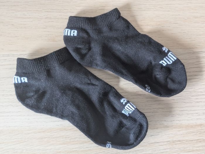 Chaussettes Puma Noires Neuves - Taille 27-30