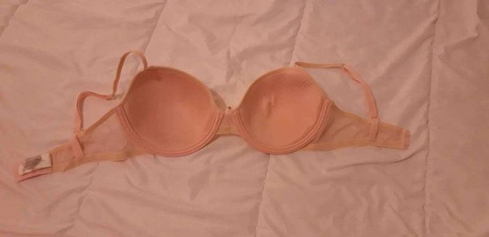 Soutien gorge rose  clair  et  beige T90C - photo numéro 6