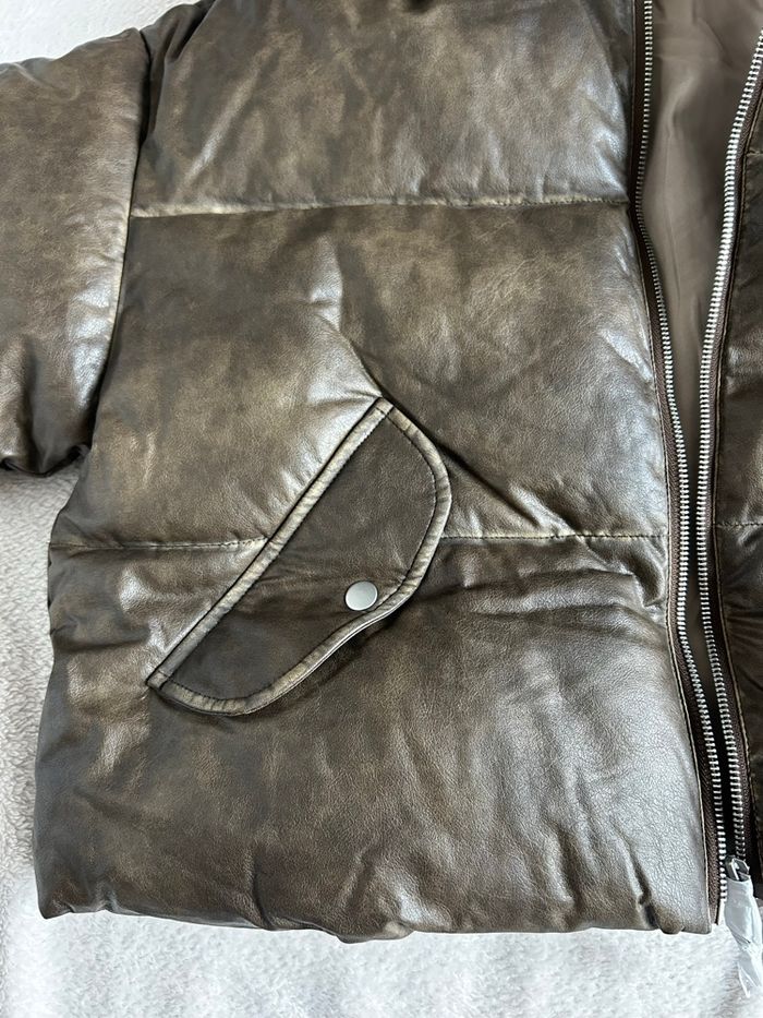 Doudoune Marron Jennyfer – Col Moumoute - photo numéro 2