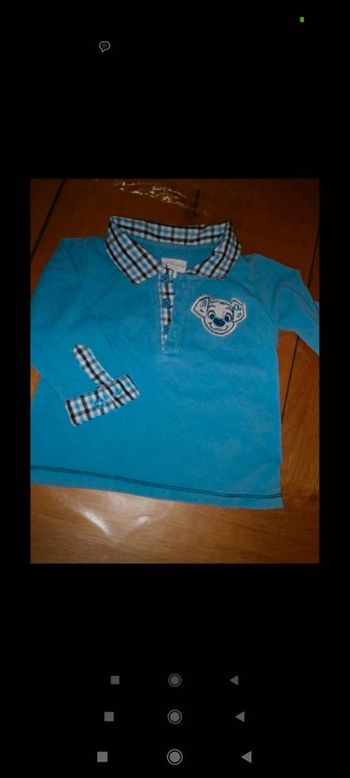 Polo manches longues 12 mois