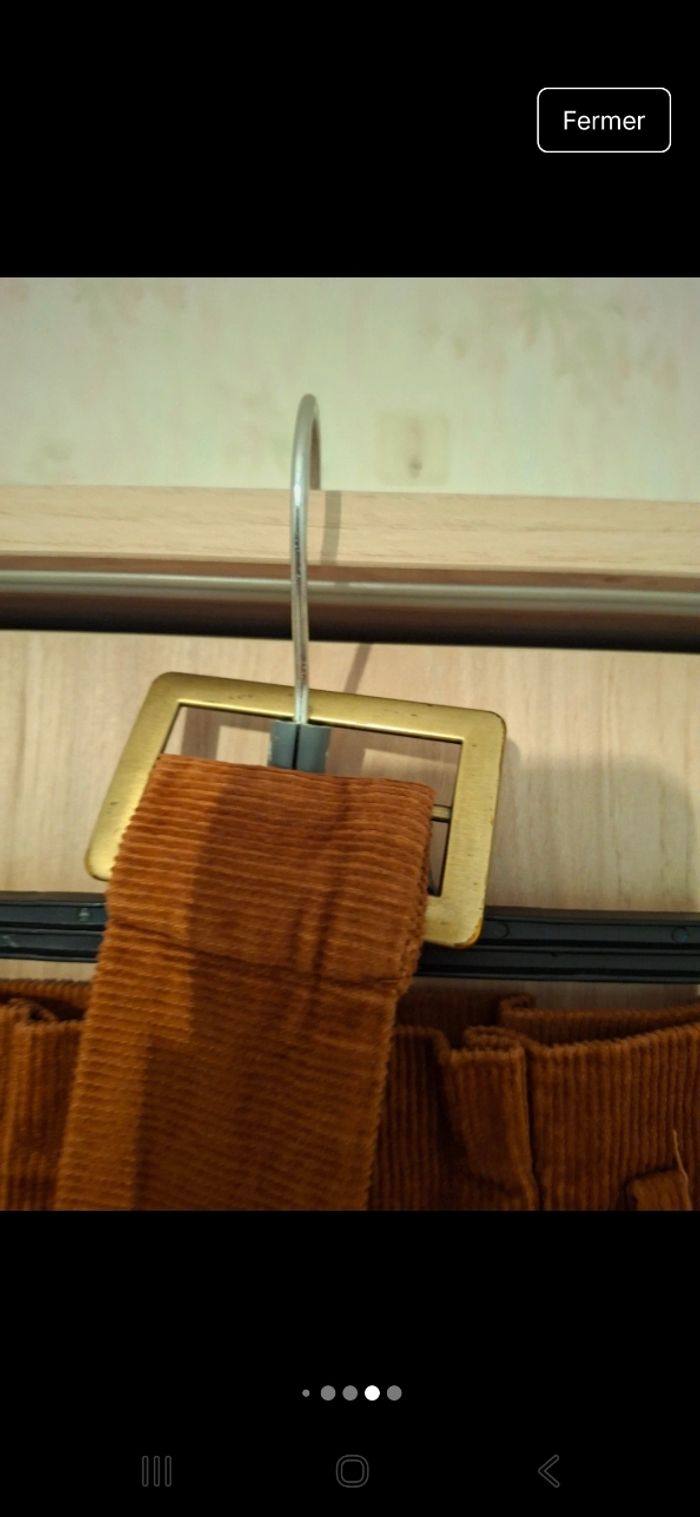 Jupe marron avec ceinture - photo numéro 5