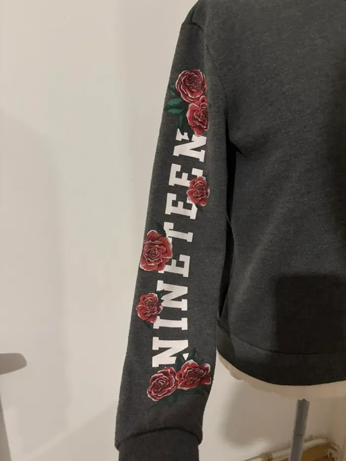 Sweat gris Tally Weijl – Taille S - photo numéro 3