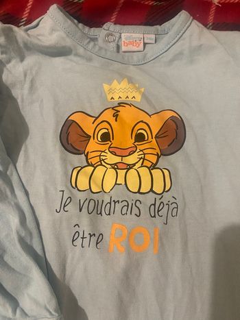 Lot  2 pyjamas leger disney 24 mois