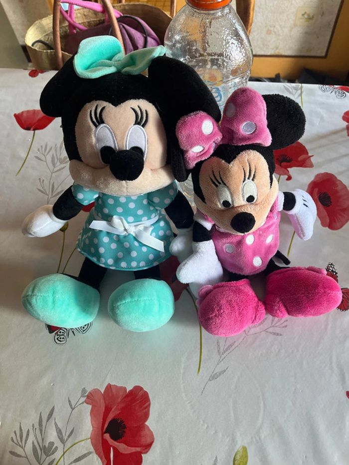 Lot 2 peluche Minnie