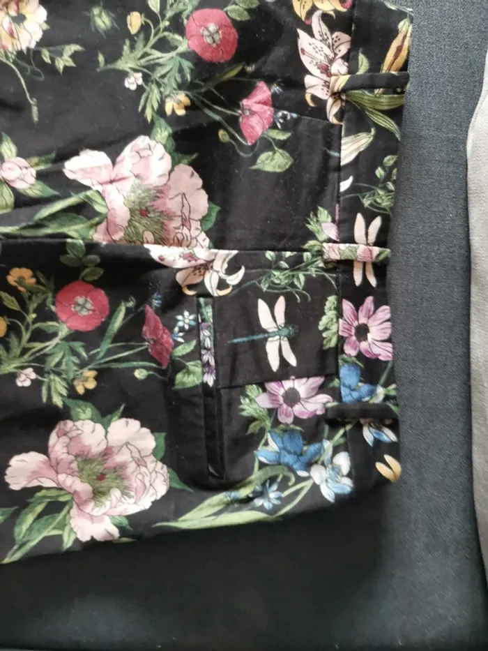 Pantalon fleuri t36 - photo numéro 9