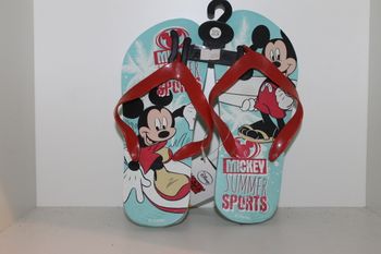 belle tongs mickey bleu turquoise 33/34