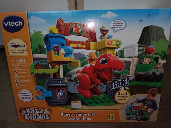 Tut copains VTech super camion Dino parc - photo numéro 1