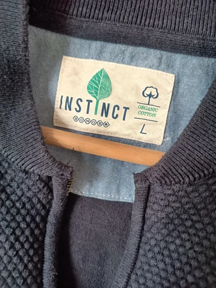 Gilet zippé bleu marine Bonobo - photo numéro 2