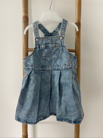 Robe salopette en jean