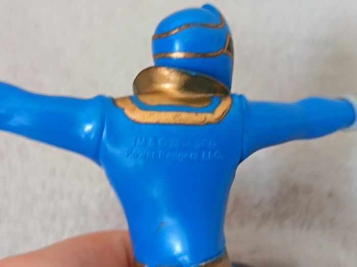 Figurine Power Rangers Super Megaforce - Ranger Bleu (10 cm) - photo numéro 4