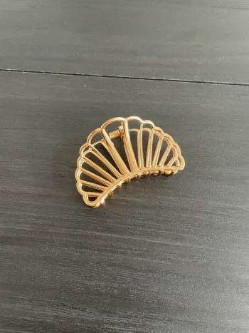 Pince à cheveux coquillage