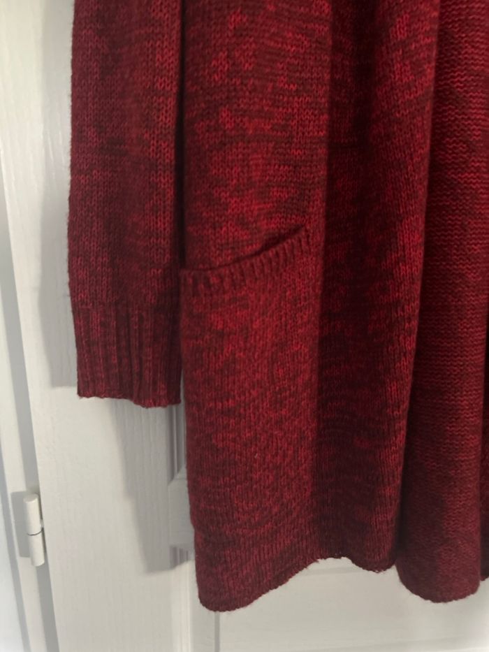 Gilet  long. Rouge - photo numéro 2